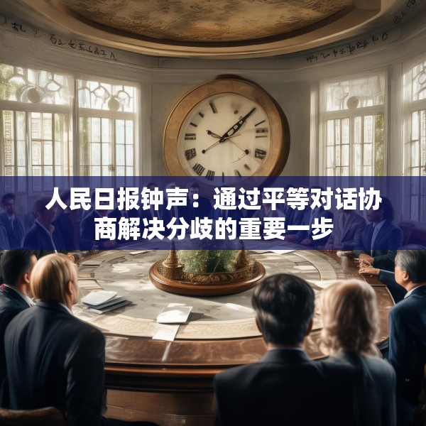 人民日报钟声：通过平等对话协商解决分歧的重要一步