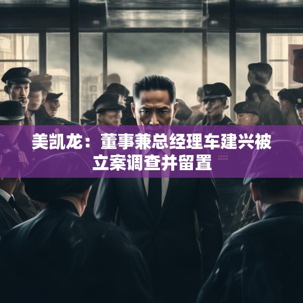 美凯龙：董事兼总经理车建兴被立案调查并留置