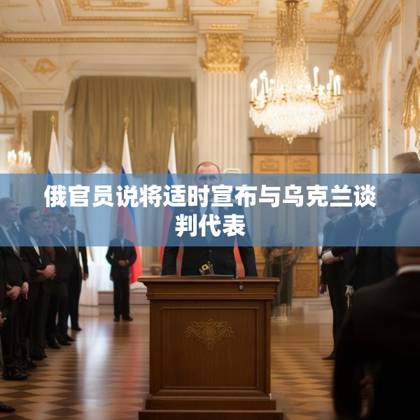 俄官员说将适时宣布与乌克兰谈判代表