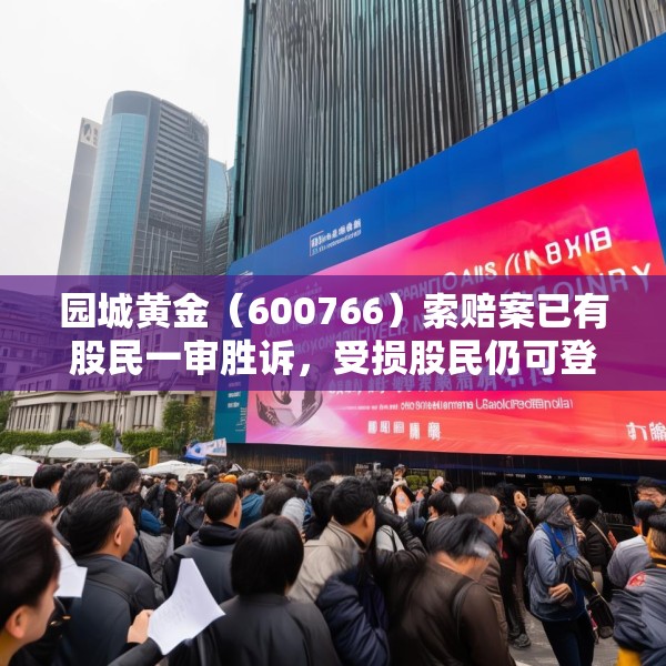 园城黄金（600766）索赔案已有股民一审胜诉，受损股民仍可登记索赔