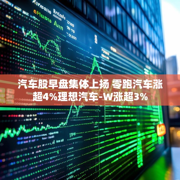汽车股早盘集体上扬 零跑汽车涨超4%理想汽车-W涨超3%