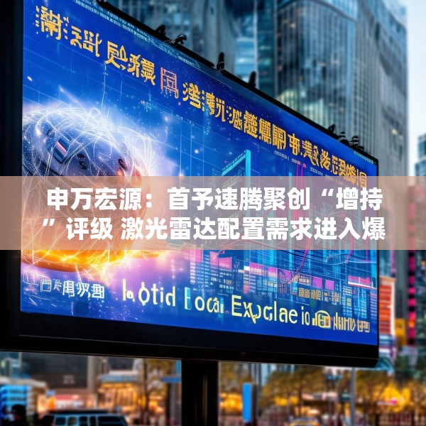 申万宏源：首予速腾聚创“增持”评级 激光雷达配置需求进入爆发期