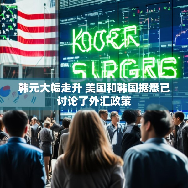 韩元大幅走升 美国和韩国据悉已讨论了外汇政策