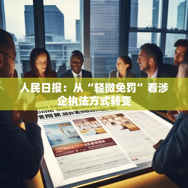 人民日报：从“轻微免罚”看涉企执法方式转变