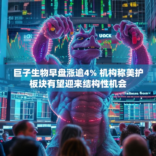 巨子生物早盘涨逾4% 机构称美护板块有望迎来结构性机会