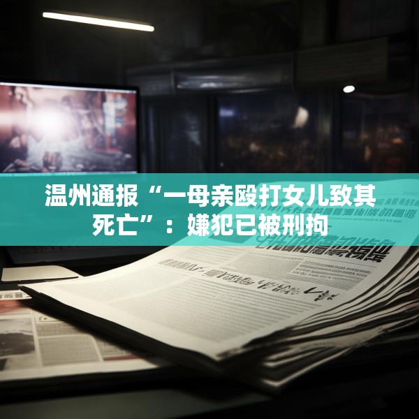 温州通报“一母亲殴打女儿致其死亡”：嫌犯已被刑拘
