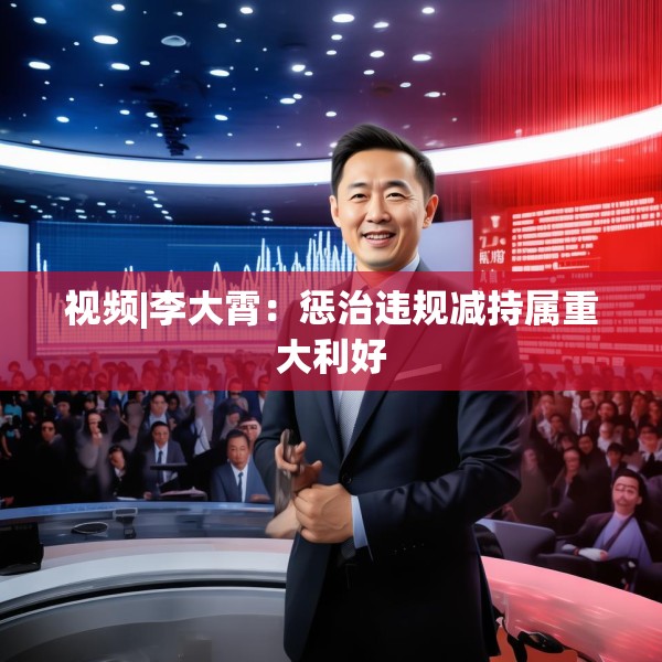 视频|李大霄：惩治违规减持属重大利好