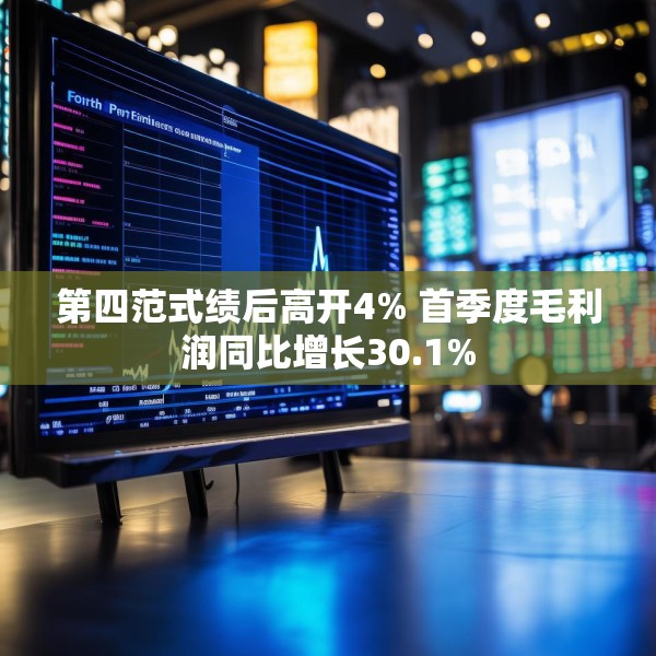 第四范式绩后高开4% 首季度毛利润同比增长30.1%