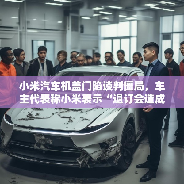 小米汽车机盖门陷谈判僵局，车主代表称小米表示“退订会造成崩塌”