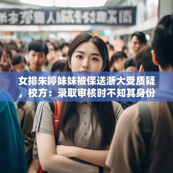女排朱婷妹妹被保送浙大受质疑，校方：录取审核时不知其身份