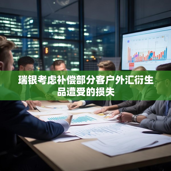 瑞银考虑补偿部分客户外汇衍生品遭受的损失