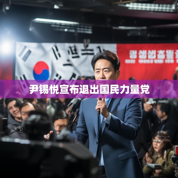 尹锡悦宣布退出国民力量党