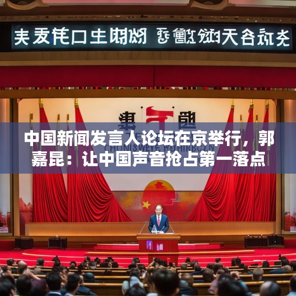 中国新闻发言人论坛在京举行，郭嘉昆：让中国声音抢占第一落点
