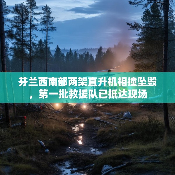 芬兰西南部两架直升机相撞坠毁，第一批救援队已抵达现场