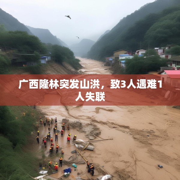 广西隆林突发山洪，致3人遇难1人失联