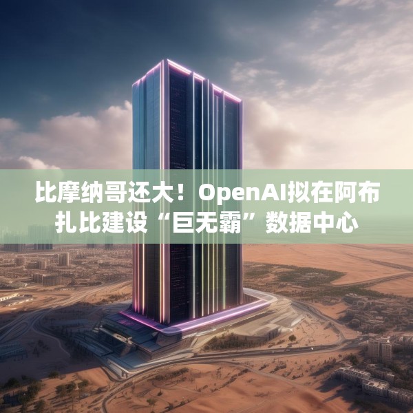 比摩纳哥还大！OpenAI拟在阿布扎比建设“巨无霸”数据中心