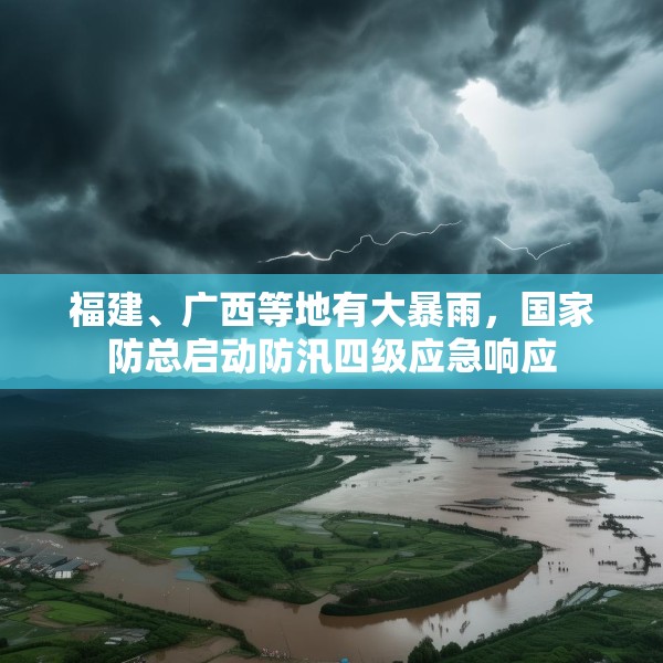 福建、广西等地有大暴雨，国家防总启动防汛四级应急响应