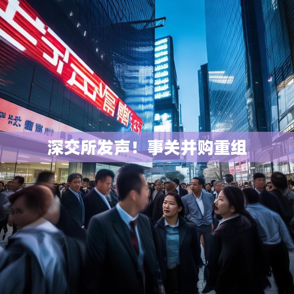 深交所发声！事关并购重组