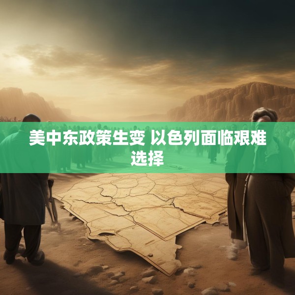 美中东政策生变 以色列面临艰难选择