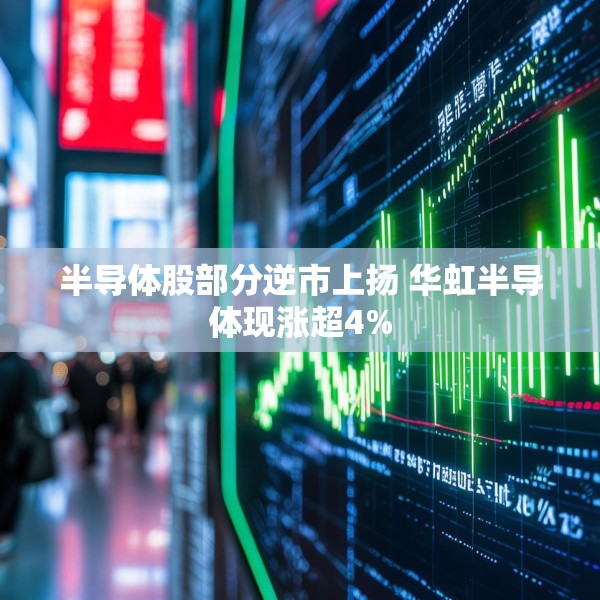 半导体股部分逆市上扬 华虹半导体现涨超4%