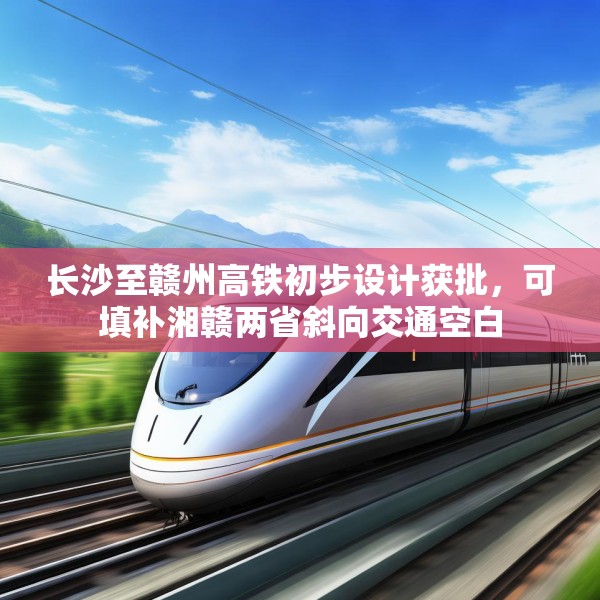 长沙至赣州高铁初步设计获批，可填补湘赣两省斜向交通空白