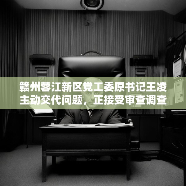 赣州蓉江新区党工委原书记王凌主动交代问题，正接受审查调查