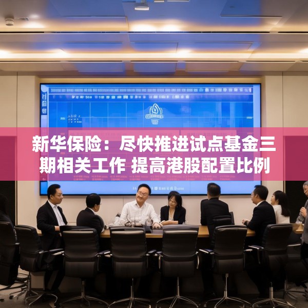 新华保险：尽快推进试点基金三期相关工作 提高港股配置比例