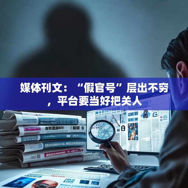 媒体刊文：“假官号”层出不穷，平台要当好把关人