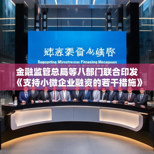 金融监管总局等八部门联合印发《支持小微企业融资的若干措施》