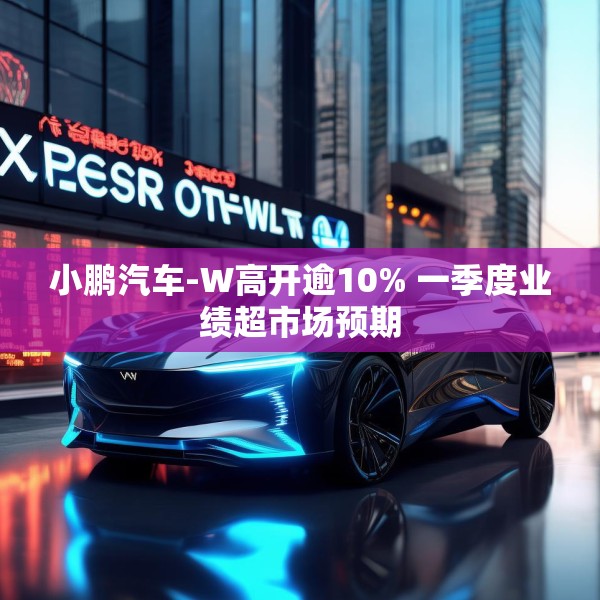 小鹏汽车-W高开逾10% 一季度业绩超市场预期
