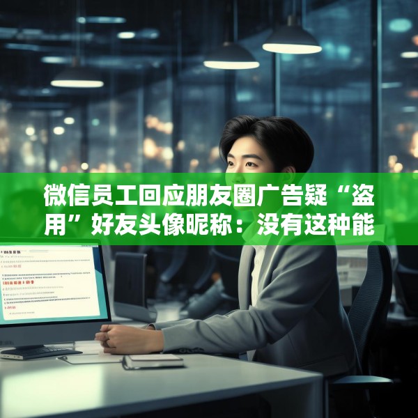 微信员工回应朋友圈广告疑“盗用”好友头像昵称：没有这种能力，也不会这样干