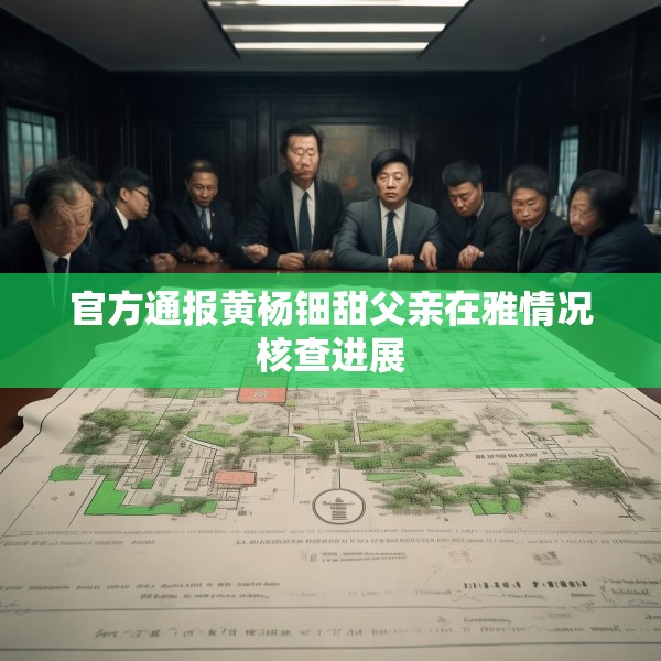 官方通报黄杨钿甜父亲在雅情况核查进展