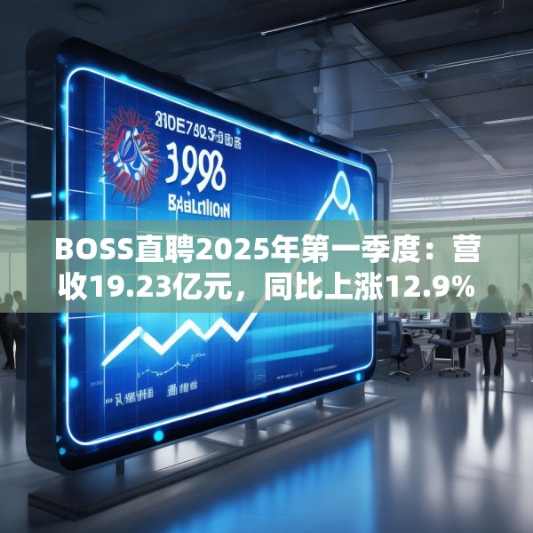 BOSS直聘2025年第一季度：营收19.23亿元，同比上涨12.9%