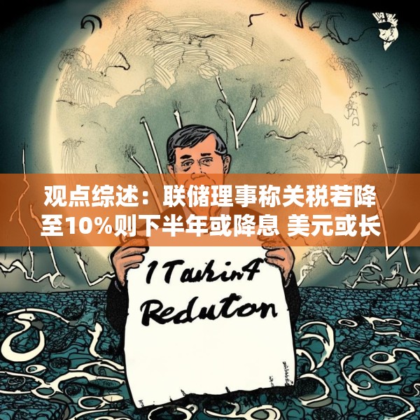 观点综述：联储理事称关税若降至10%则下半年或降息 美元或长期疲软