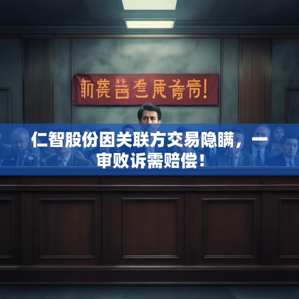 仁智股份因关联方交易隐瞒，一审败诉需赔偿！
