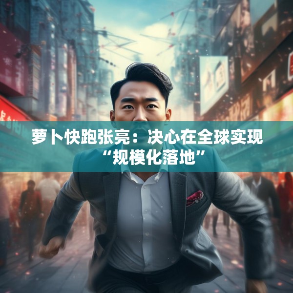 萝卜快跑张亮：决心在全球实现“规模化落地”