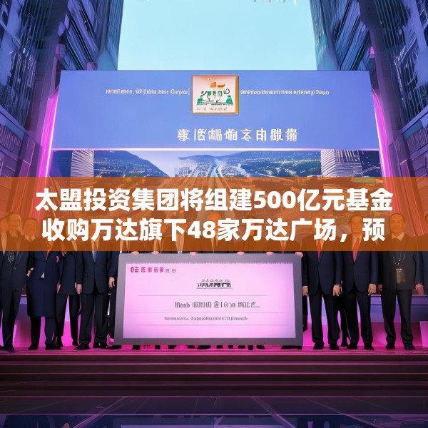 太盟投资集团将组建500亿元基金收购万达旗下48家万达广场，预计下半年交割