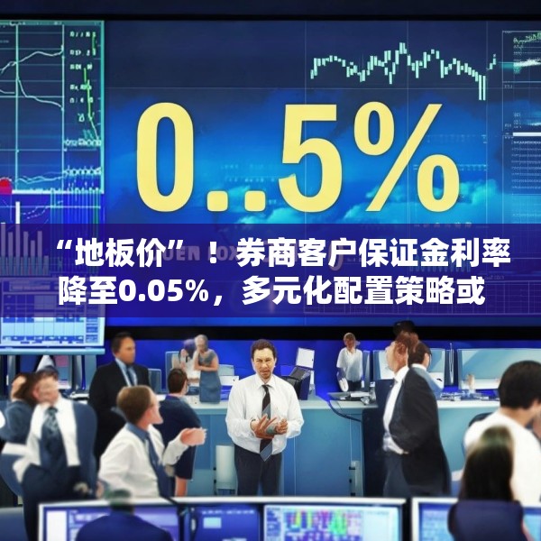 “地板价” ！券商客户保证金利率降至0.05%，多元化配置策略或将破局