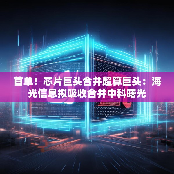 首单！芯片巨头合并超算巨头：海光信息拟吸收合并中科曙光
