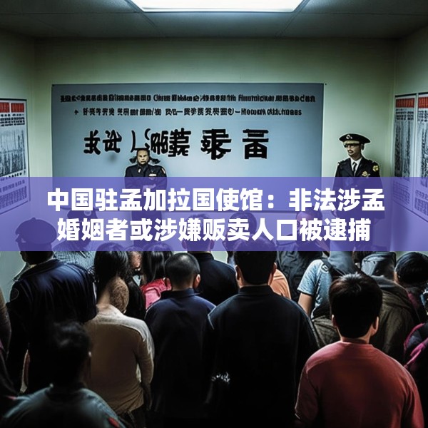 中国驻孟加拉国使馆：非法涉孟婚姻者或涉嫌贩卖人口被逮捕
