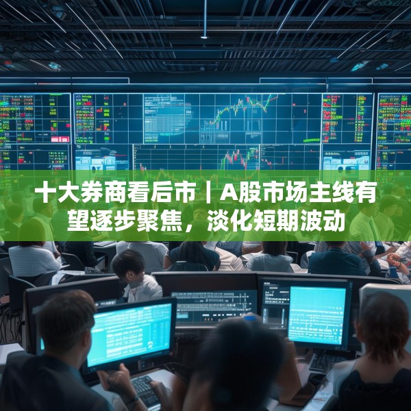 十大券商看后市｜A股市场主线有望逐步聚焦，淡化短期波动