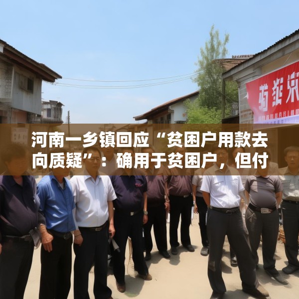 河南一乡镇回应“贫困户用款去向质疑”：确用于贫困户，但付款流程违规