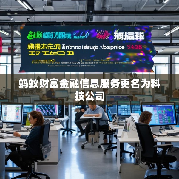 蚂蚁财富金融信息服务更名为科技公司