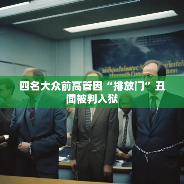 四名大众前高管因“排放门”丑闻被判入狱