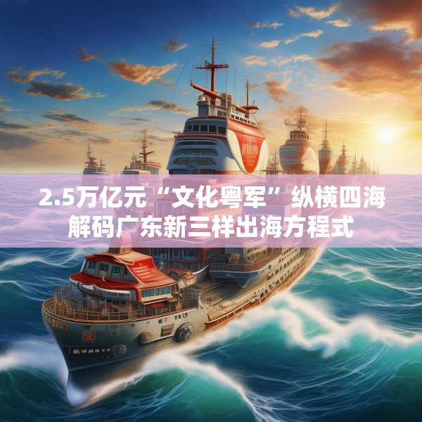 2.5万亿元“文化粤军”纵横四海解码广东新三样出海方程式