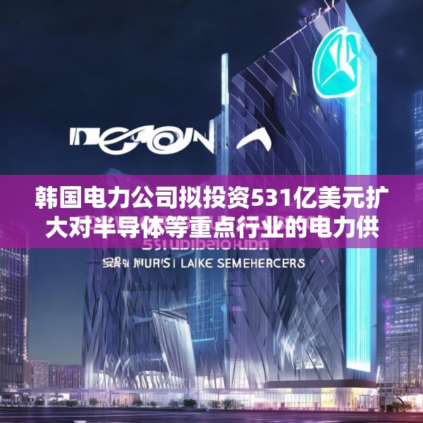 韩国电力公司拟投资531亿美元扩大对半导体等重点行业的电力供应