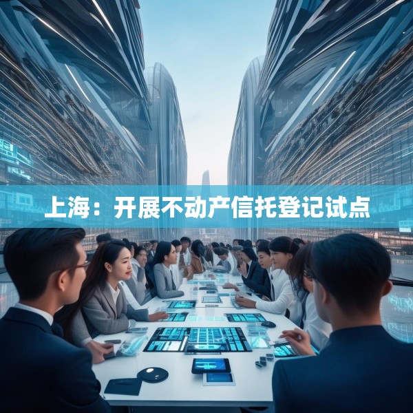 上海：开展不动产信托登记试点