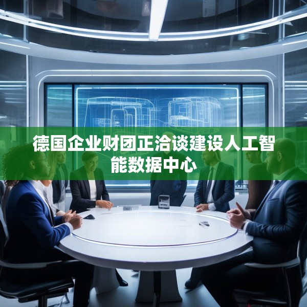德国企业财团正洽谈建设人工智能数据中心