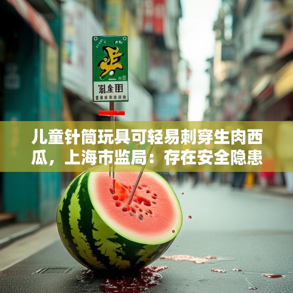 儿童针筒玩具可轻易刺穿生肉西瓜，上海市监局：存在安全隐患