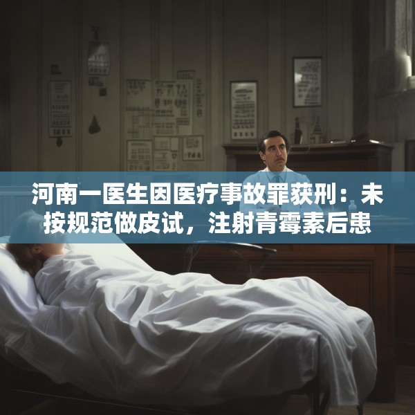 河南一医生因医疗事故罪获刑：未按规范做皮试，注射青霉素后患者死亡